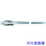 ■スーパー 超硬バー ミドルシャンク(シャンク長:80mm)ロー付タイプ 楕円型(ダブルカット)刃径:12.7 SB51C02M(4515617)