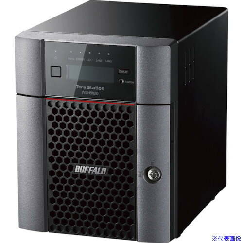 ■バッファロー TeraStation WSS2022WG H/W RAID Desk 4ベイNAS 8TB WSH5420DN08W2(4525633)[送料別途見積り][法人・事業所限定][掲外取寄]
