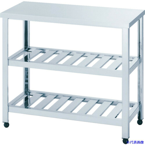■アズマ 作業台二段スノコ板付 1200&times;600&times;800 HT2S1200(4552105)[法人限定][直送元]｜セミプロＤＩＹ店ファースト