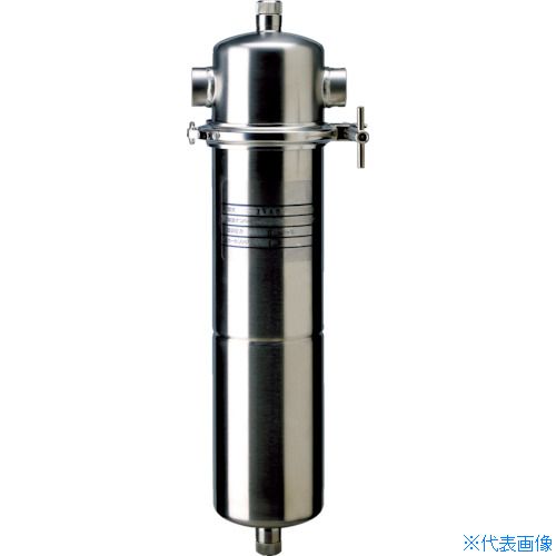 ■AION フィルターハウジングV 1本用 0.49MPa 500mm 20A 1VAW5TS(4555368)[法人限定][直送元]｜セミプロＤＩＹ店ファースト