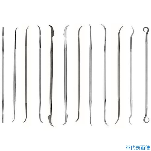 ■Vallorbe リフラー(コテヤスリ) 12種類セット 150mm #0 LR121970(4557580)[送料別途お見積り][法人限定][掲外取寄]