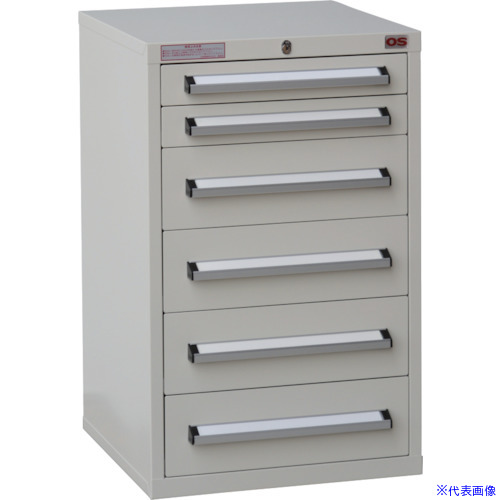■OS ミゼットキャビネット 間口418&times;奥行407&times;高さ663mm(ライトグレー)最大積載量160kg M101G(4572157)[法人限定][直送元]｜セミプロＤＩＹ店ファースト
