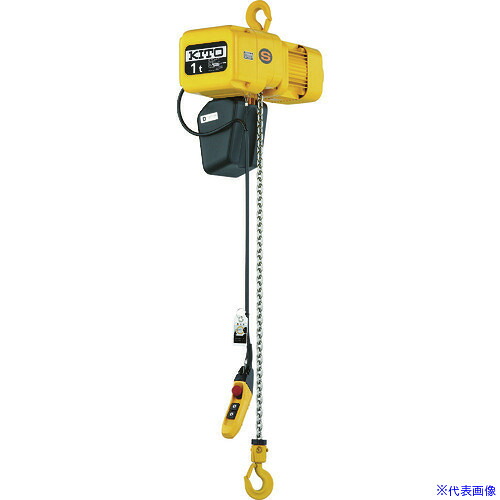 ■KITO 電気チェーンブロック キトーエクセル 1速標準速 懸垂形 1t&times;4m ER2010S(4579739)[送料別途お見積り][法人限定][直送]｜セミプロＤＩＹ店ファースト