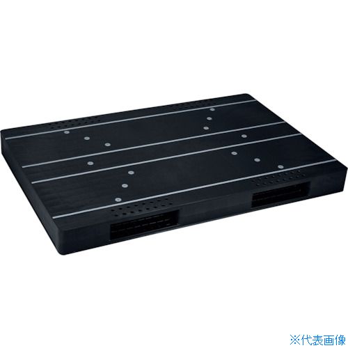 ■RISU リサイクルパレット 583150 JCK&minus;R2・110170両面二方差し 黒 JCKR2110170(BK)(4581121)[送料別途お見積り][法人限定][直送]｜セミプロＤＩＹ店ファースト