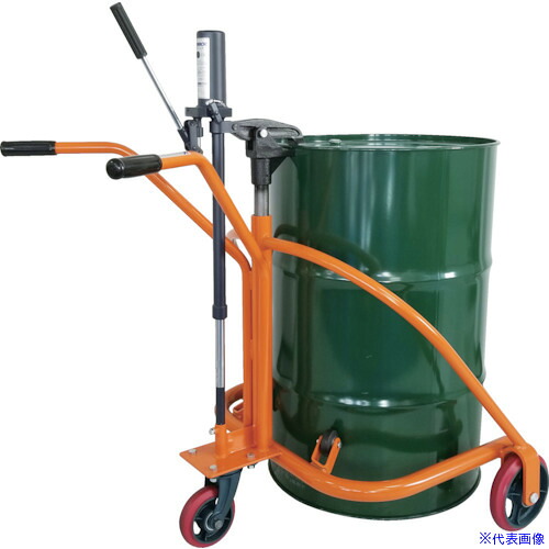 ■KSK 軽便ドラムカー 500kg CD500(4583795)[送料別途お見積り][法人限定][直送]｜セミプロＤＩＹ店ファースト