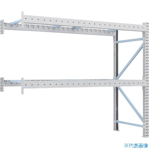 ■TRUSCO 重量パレットラック1トン2500&times;900&times;H2000 2段 連結 1D20B25092B(4591402)[送料別途お見積り][法人限定][直送]｜セミプロＤＩＹ店ファースト