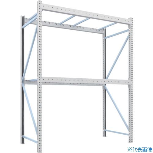 ■TRUSCO パレットラック1トン2300X1100XH3000 2段 単体 1D30B23112(4591615)[送料別途お見積り][法人限定][直送]｜セミプロＤＩＹ店ファースト