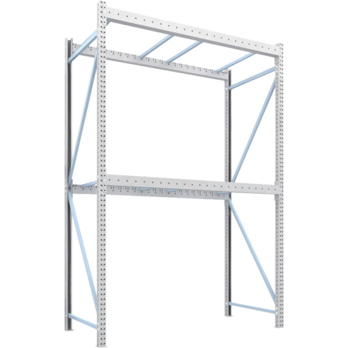 ■TRUSCO パレットラック2トン用2300X1100XH3500 2段 単体 2D35L23112(4592212)[送料別途お見積り][法人限定][直送]