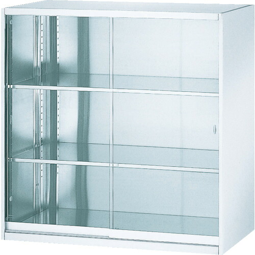 ■TRUSCO SUS304保管庫 ガラス引違 900X500XH900 TSG09(4621387)[法人限定][直送元]