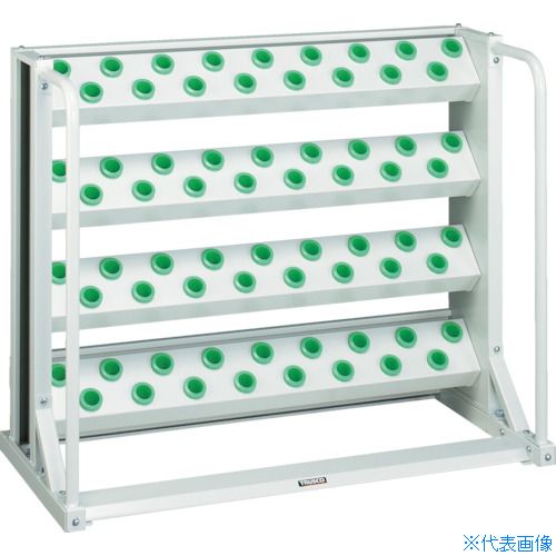 ■TRUSCO ツーリングラック BT・NT30兼用 68個収納 ホワイト色 VTL417AW(4652771)[法人限定][直送元]｜セミプロＤＩＹ店ファースト