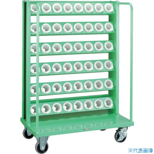 ■TRUSCO ツーリングワゴン BT・NT50兼用 48個収納 ロック付 ホワイト色 VTLW68AW(4653319)[法人限定][直送元]｜セミプロＤＩＹ店ファースト