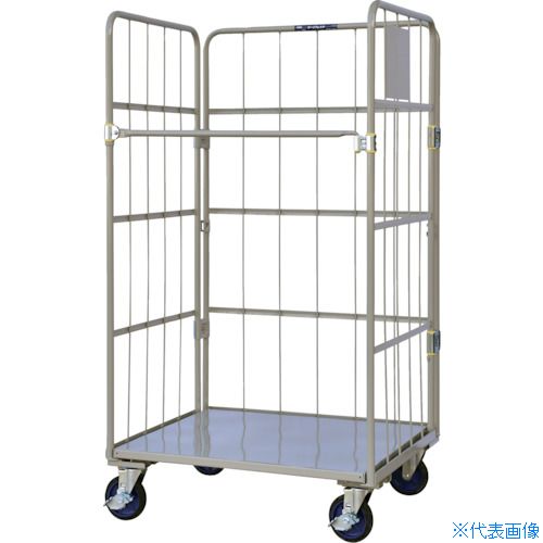 ■ワコーパレット 床板スチール製カゴ車 950x800x1700 WK695(4677323)[法人限定][直送元]｜セミプロＤＩＹ店ファースト