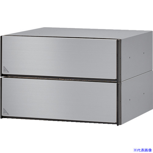 ■田島メタルワーク メイルボックス(前入前出)MX－68－2 MX682(4703549)[送料別途お見積り][法人限定][直送]