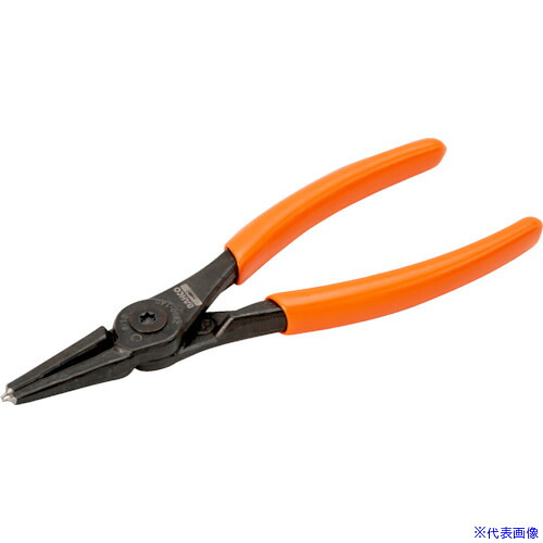 ■BAHCO 穴用スナップリングプライヤー 全長150mm 適合リング12&minus;25mm 2800150(4735647)&times;3[送料別途お見積り][法人限定][掲外取寄]｜セミプロＤＩＹ店ファースト