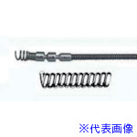 ■KANTOOL 排水管掃除機用交換ケーブル フレキシブルスネークワイヤー シングル・ワイヤー8mm×20m SW0820(4753224)