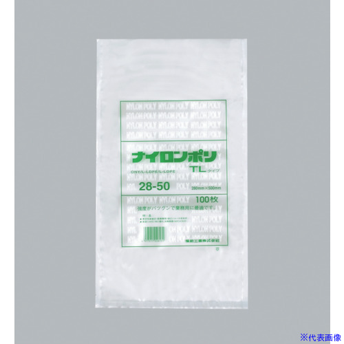 ■福助 ナイロンポリ TLタイプ 28-50 0702552(4762066)×6[送料別途お見積り][法人限定][掲外取寄]