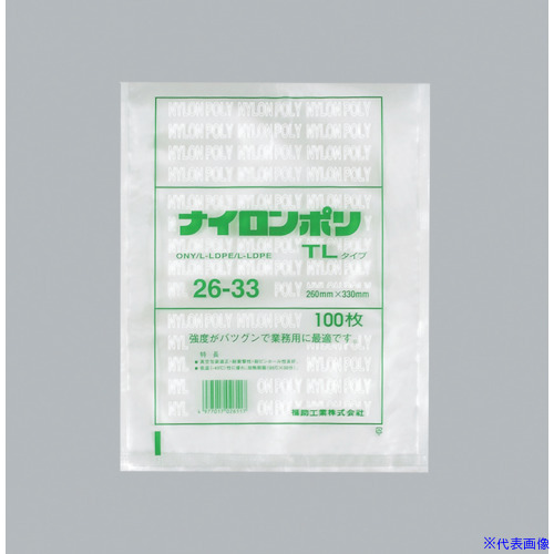 ■福助 ナイロンポリ TLタイプ 26-33 0702536(4762069)×10[送料別途お見積り][法人限定][掲外取寄]