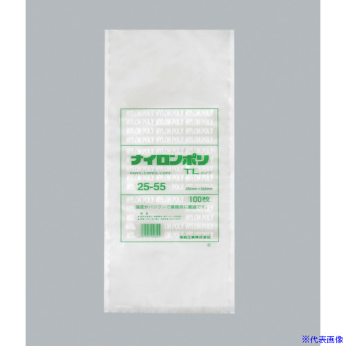 ■福助 ナイロンポリ TLタイプ 25-55 0702511(4771187)×6[送料別途お見積り][法人限定][掲外取寄]