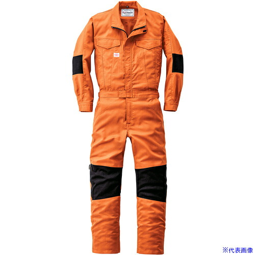 ■AUTO－BI AW(秋冬)モデル つなぎ服22010－003オレンジ(旧OR)－4Lサイズ 220100034L(4774738)[送料別途お見積り][法人限定][掲外取寄]