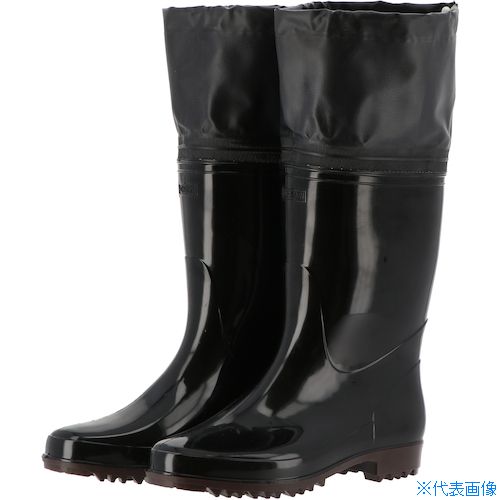 ■弘進ゴム ゾナG3 ネオ耐油 カバー付 黒 24.0cm C0125AA240(4783740)[送料別途お見積り][法人限定][掲外取寄]