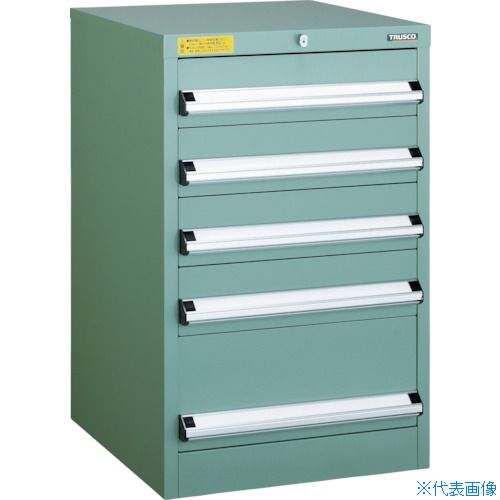 ■TRUSCO VE5S型中量キャビネット 500X550XH800 引出5段 VE5S805(4790472)[法人限定][直送元]｜セミプロＤＩＹ店ファースト 54,978円