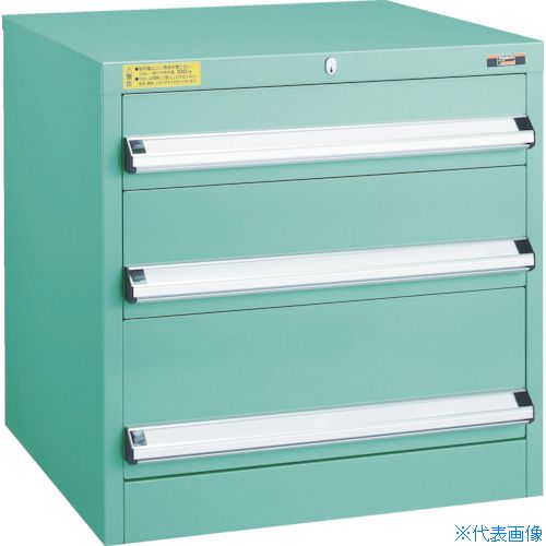 ■TRUSCO VE6S型中量キャビネット 600X550XH600 引出3段 VE6S603(4790774)[法人限定][直送元]
