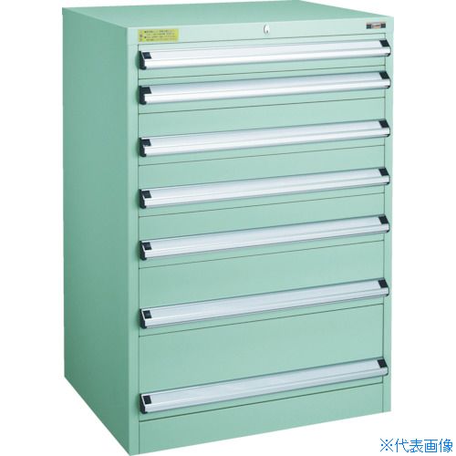 ■TRUSCO VE7S型中量キャビネット 700×550×H1000 引出7段 VE7S1001(4790910)[法人限定][直送元] 80,465円