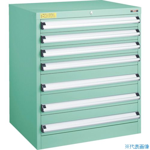 ■TRUSCO VE7S型中量キャビネット 700×550×H800 引出7段 VE7S806(4791282)[法人限定][直送元]