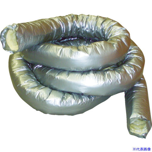 ■フジモリ 保温付フレキシブルダクト フジレックスIP(両側端末未処理品) 200φ×10m IPM10200(4816579)|セミプロDIY店ファースト