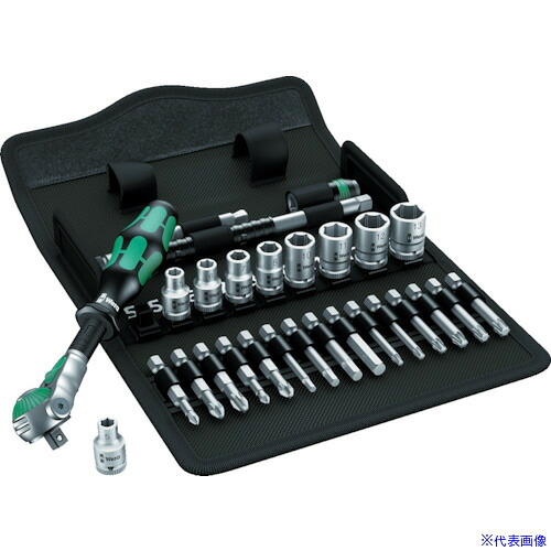 ■Wera(ヴェラ) 8100SA6 サイクロップラチェット「スピード」セット 1/4 004016(4838246)
