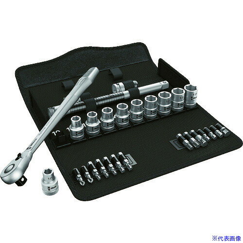 ■Wera(ヴェラ) ソケットレンチセット 8100SC8 サイクロップラチェット「メタル」セット 1/2 004078(4838424)