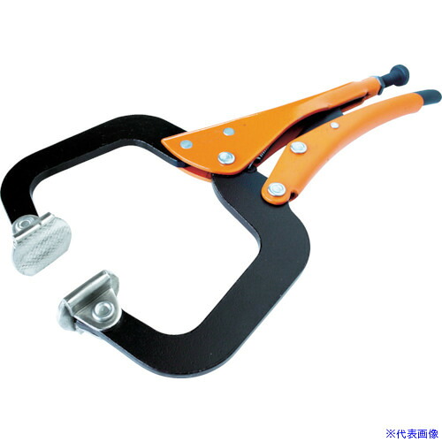 ■GRIP－ON C型グリッププライヤー(自在金具付) 365mm 22414(4864964)