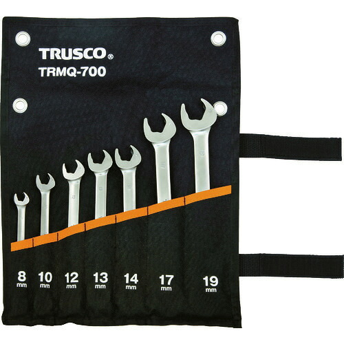 ■TRUSCO クイックラチェットコンビネーションレンチセット7本組 TRMQ700(4889703)