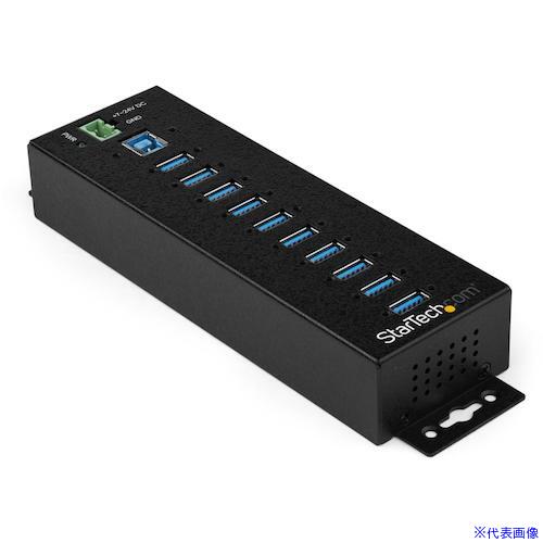 ■スターテック USBハブ/USB 2.0/USB-A - 10x USB-A/産業用メタル筐体/DIN・壁面 HB30A10AME(4892502)[法人・事業所限定][外直送元]｜セミプロＤＩＹ店ファースト