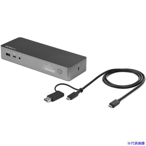■StarTech ドック/USB&minus;A&C/2画面/4K60 HDMI DP/60W PD/4x USB/LAN/AUX DK30C2DPPD(4892543)｜セミプロＤＩＹ店ファースト