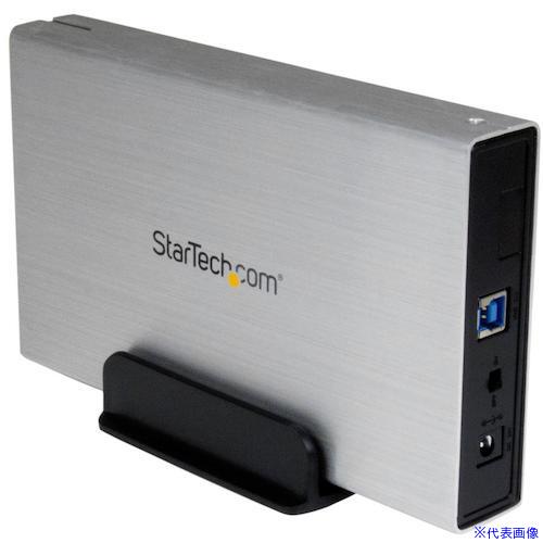 ■スターテック 外付HDD / SSDケース/USB-A/3.5”SATA SSD/HDD/5Gbps/要工具/SV S3510SMU33(4928205)[法人・事業所限定][外直送元]