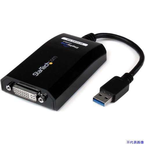 ■StarTech ディスプレイアダプター/USB－A － DVI, VGA/USB 3.0/Win & Mac USB32DVIPRO(4929847)[法人限定][外直送元]