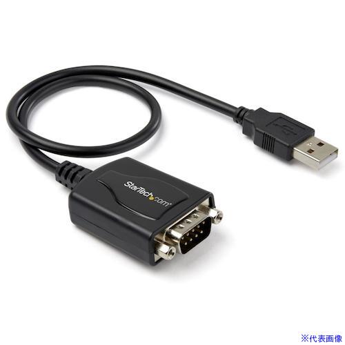 ■StarTech シリアル変換ケーブル/USB-A - RS232C/30cm/230Kbps/ブラック ICUSB2321X(4932920)