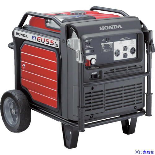 ■HONDA 正弦波インバーター搭載発電機 5.5kVA(交流専用) EU55ISNJNT(4965582)[法人限定][直送元]
