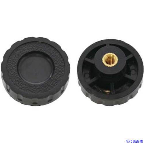 ■SUNCO ノブ(R-2)ナット(黒 M6 (100本入) N00003400060001000(5009115)[送料別途お見積り][法人限定][掲外取寄]