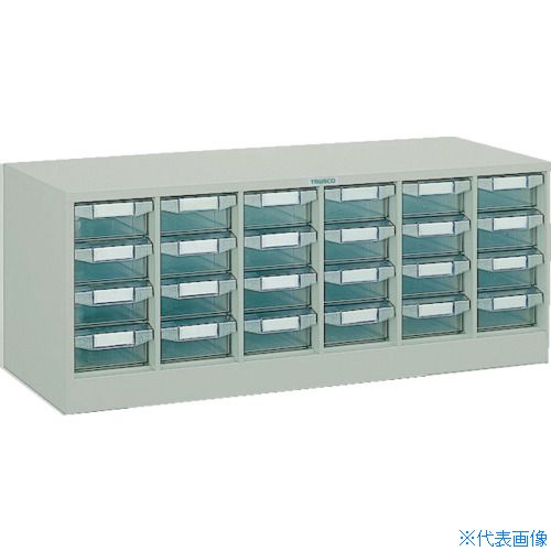 ■TRUSCO ウォールユニットコンビWUN型パーツケース 792X311XH314 引出X24 WUN24A(5010101)[法人限定][直送元]