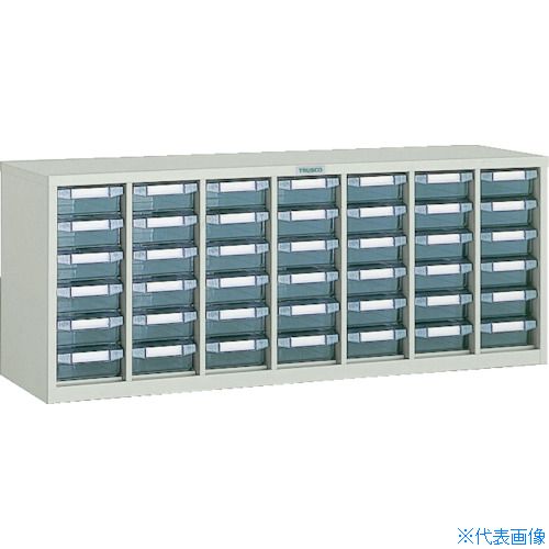 ■TRUSCO ウォールユニットコンビWUN型パーツケース 792X240XH314 引出X42 WUN42B(5010110)[法人限定][直送元]