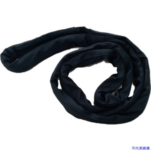 ■TESAC ブルースリングソフトブラックN形(エンドレスタイプ)荷重2t 全長2m TBSNBK2.0TX2.0M(5022913)[送料別途見積り][法人・事業所限定][外直送]