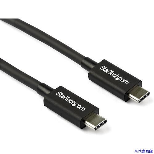 ■StarTech Thunderbolt 3 ケーブル/80cm/USB－C, DP互換/40Gbps/ブラック TBLT34MM80CM(5043015) 7,580円