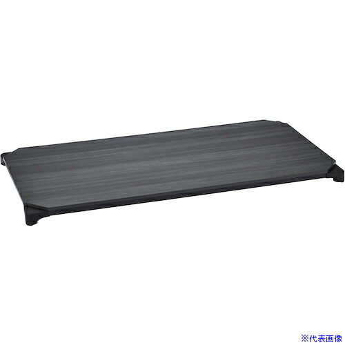 ■エレクター ベーシックシリーズウッドシェルフ W1200xD600mm ブラックウッド ブラックフレーム 天板用 B2448MBBD1(5065948)[送料別途見積り][法人・事業所限定][外直送]｜セミプロＤＩＹ店ファースト