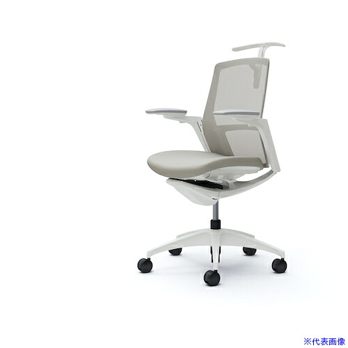 ■OKAMURA フィノラチェア ミドルバック 座クッション C784WWF1G3(5083611)[送料別途お見積り][法人限定][外直送]