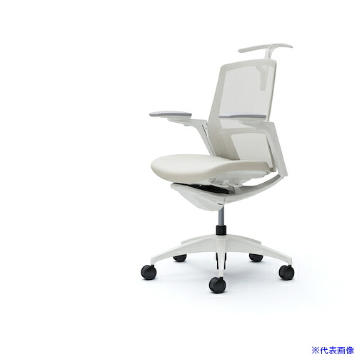 ■OKAMURA フィノラチェア ミドルバック 座クッション C784WWF1G2(5088373)[送料別途お見積り][法人限定][外直送]
