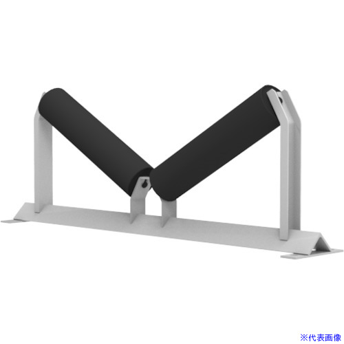 ■JRC YC型キャリヤスタンド(トラフ20°) YCB22040(5092737)[送料別途見積り][法人・事業所限定][外直送]