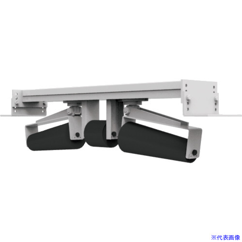 ■JRC テーパ型逆押え自動調芯リターンアイドラ(2軸式) AR2T400(5111713)[送料別途見積り][法人・事業所限定][外直送]