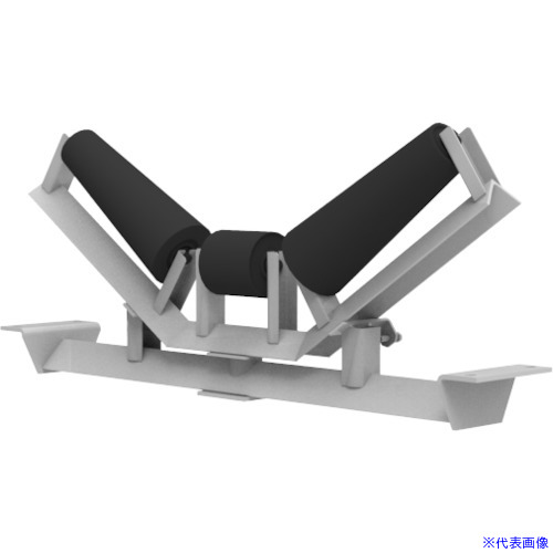 ■JRC テーパ型自動調芯キャリヤスタンド(トラフ20&deg;)(1軸式) JACBT320105(5112292)[送料別途見積り][法人・事業所限定][外直送]｜セミプロＤＩＹ店ファースト